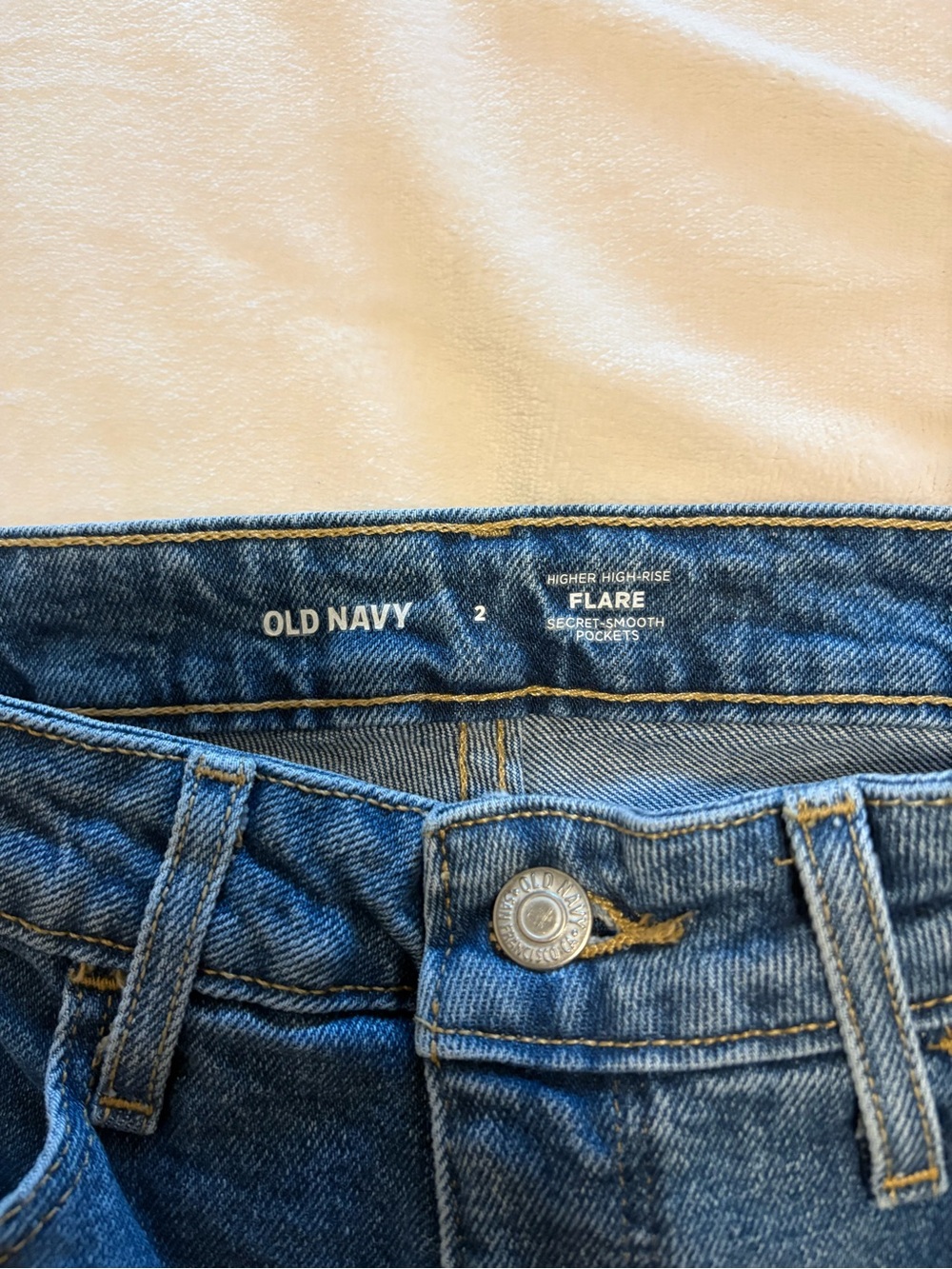 Old Navy Women's Blue Flare Jeans